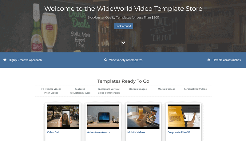 WWV - template store